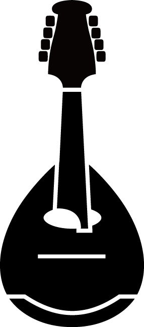 Illustrations Of Mandolin Guitar And Contrabass In The Public Domain
