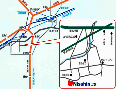 日新石油産業株式会社 地図